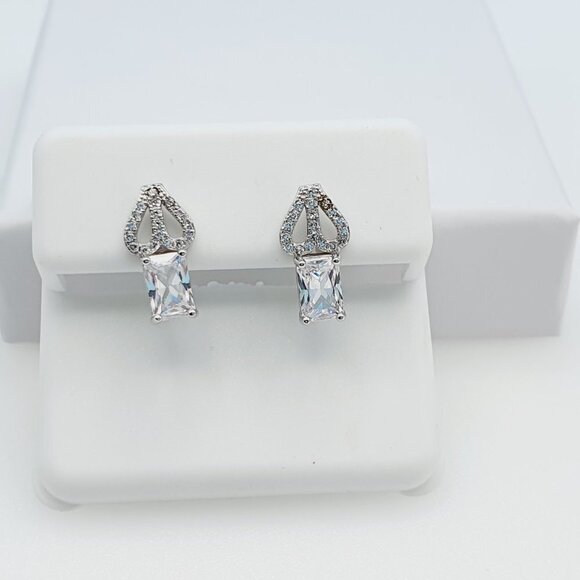 "925 Sterling Silver Cubic Zirconia Earrings, U19254815 - Picture 11 of 11